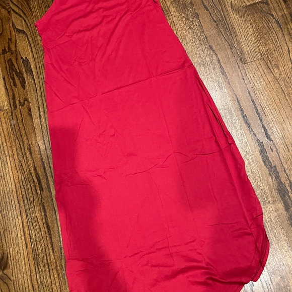 For G and PL Red Sleeveless Red Dress Sz Large - Picture 2 of 2
